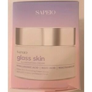 SAPEIO Glass Skin Illuminating Cream Hyaluronic Kojic Niacinamide NIB